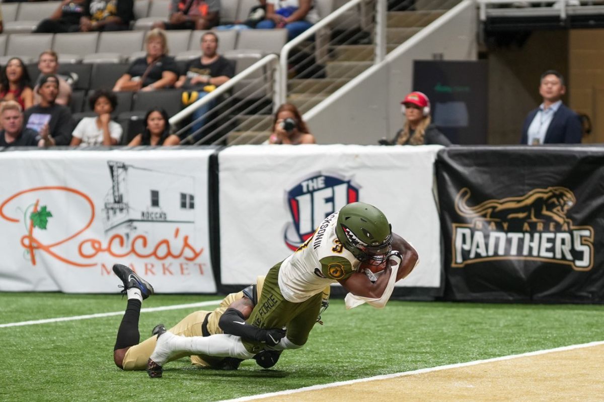 Arthur Jackson III marcó 4TD para ayudar a SD Strike Force a ganar el cetro de la Conferencia Oeste en la IFL. (Fotos: X @IndoorFL)