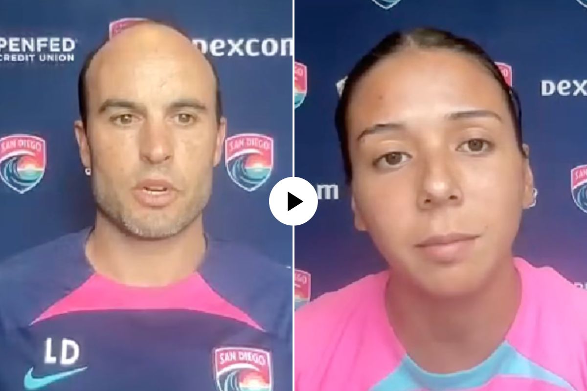 María Sánchez y Landon Donovan hablaron del crucial duelo ante NC Courage. (Fotos: Cortesía San Diego Wave FC)