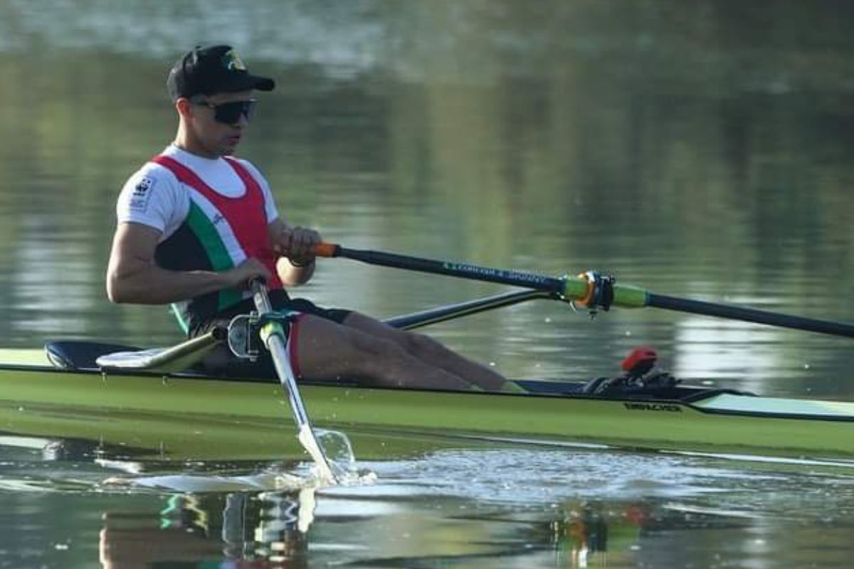 Alexis López va por el primer lugar en Remo Ligero en Campeonato Mundial de Remo Ligero en St. Catharines, Canadá. (Fotos: Cortesía Conade)