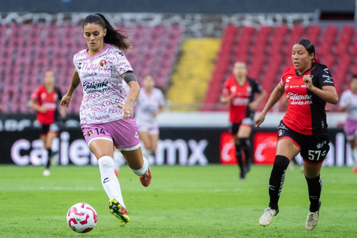 Xolos Femenil no pudo ante el Atlas este fin de semana. (Fotos: X @XolosFemenil)