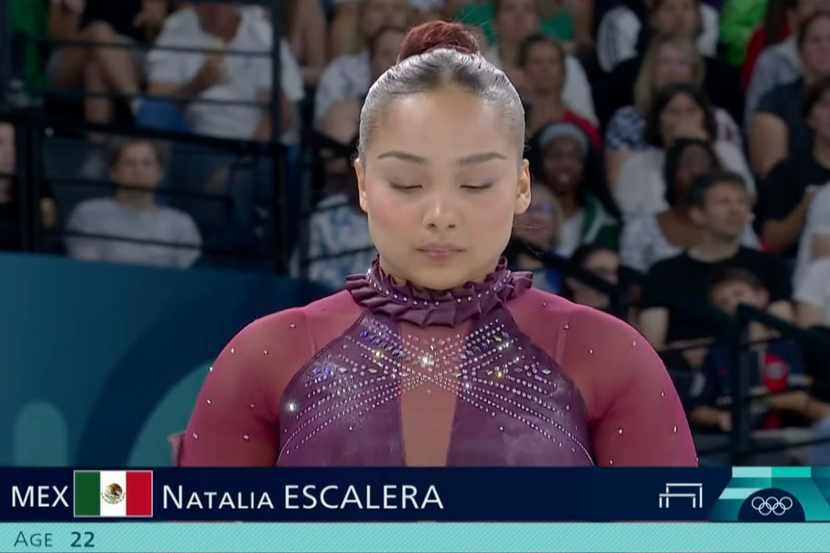 Natalia Escalera tuvo su debut en París 2024. La bajacaliforniana mostró el orgullo al competir lesionada. (Fotos: Tomadas de la Transmisión)