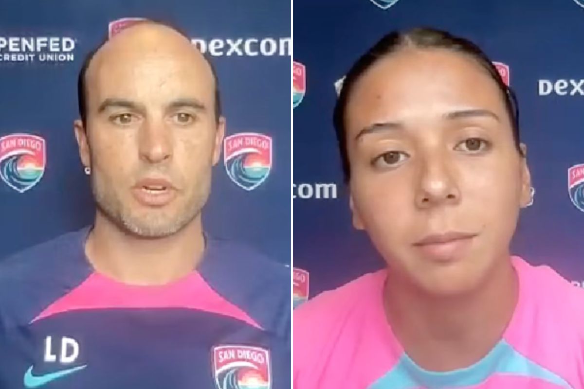 María Sánchez y Landon Donovan hablaron del crucial duelo ante NC Courage. (Fotos: Cortesía San Diego Wave FC)