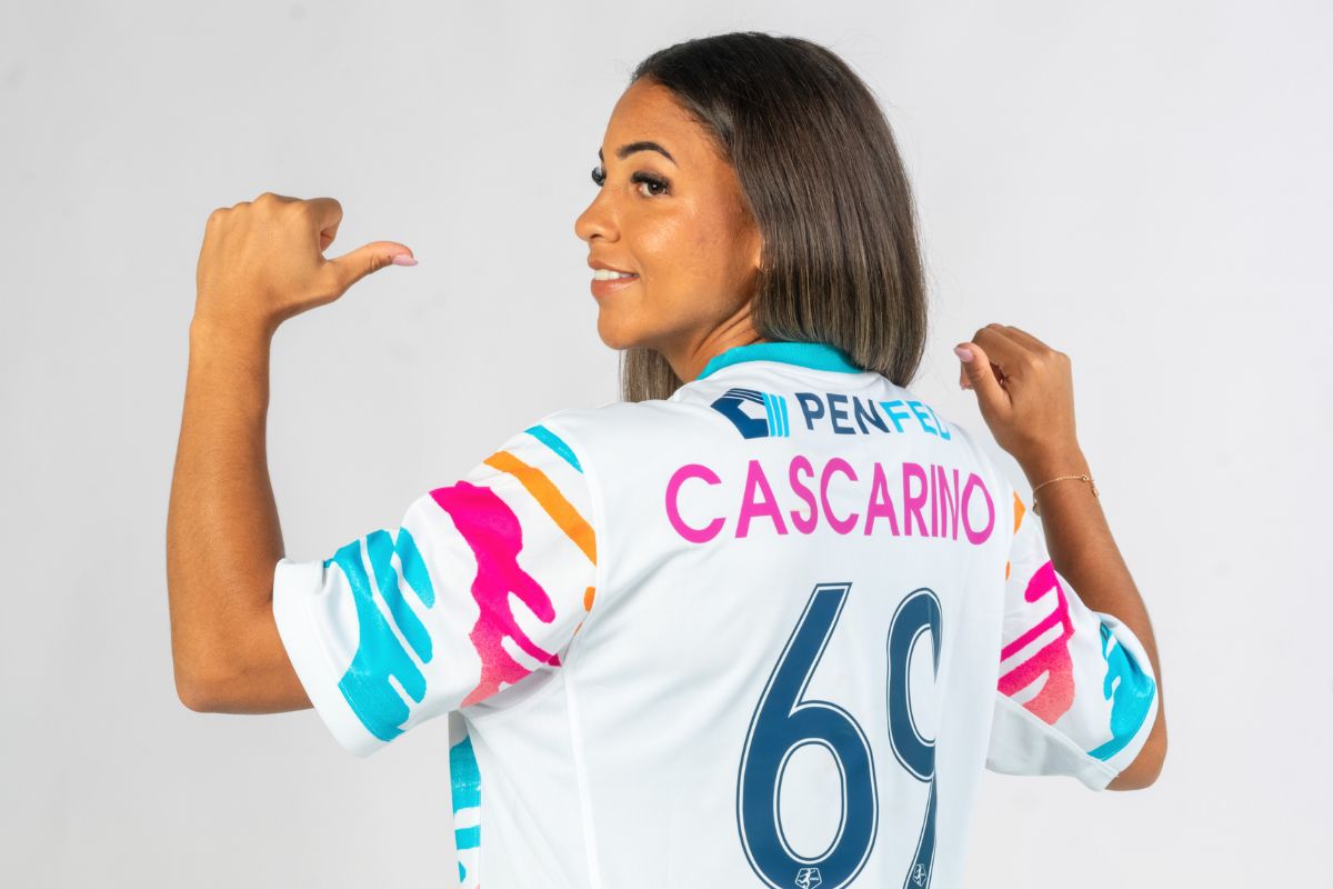 Delphine Cascarino fue confirmada como nueva jugadora de San Diego Wave FC. (Fotos: Cortesía San Diego Wave FC)