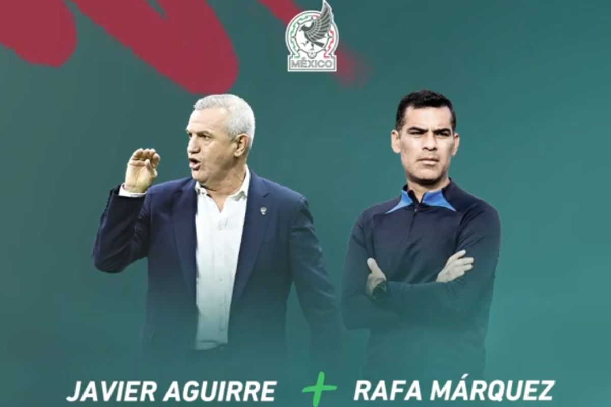 Javier Aguirre y Rafa Márquez buscarán salvar el rumbo del Tri. (Foto: X @FMF)