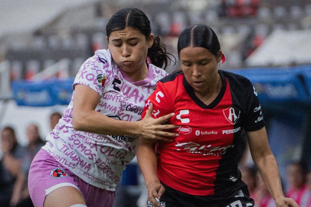 Xolos Femenil no pudo ante el Atlas este fin de semana. (Fotos: X @XolosFemenil)