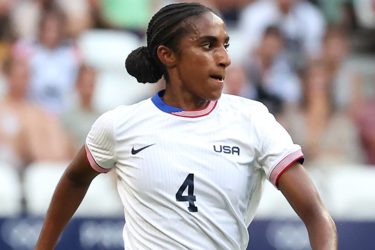 Naomi Girma fue la jugadora del partido ante Alemania. (Fotos: X @USWNT)