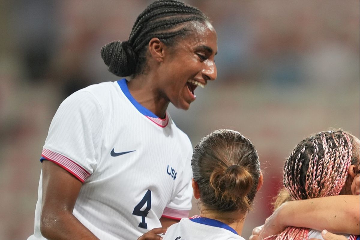 El USWNT se impuso con categoría a Zambia en París 2024. (Foto: X @USWNT)