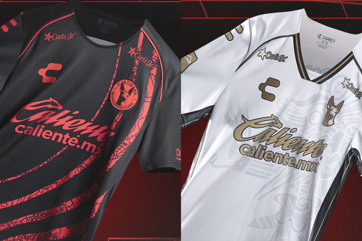 Las nuevas jerseys de Xolos para el Apertura 2024. (Foto. X @Xolos)