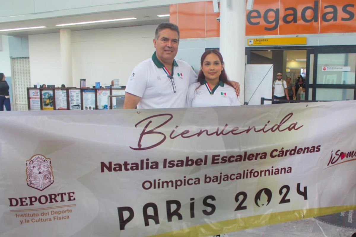 Natalia Escalera está de regreso e iniciará su proceso de recuperación. (Fotos: Cortesía INDE BC)