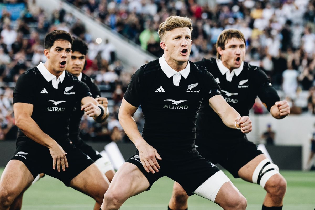 All Blacks no tuvo piedad y venció ampliamente a Fiji. (Fotos: X @AllBlacks