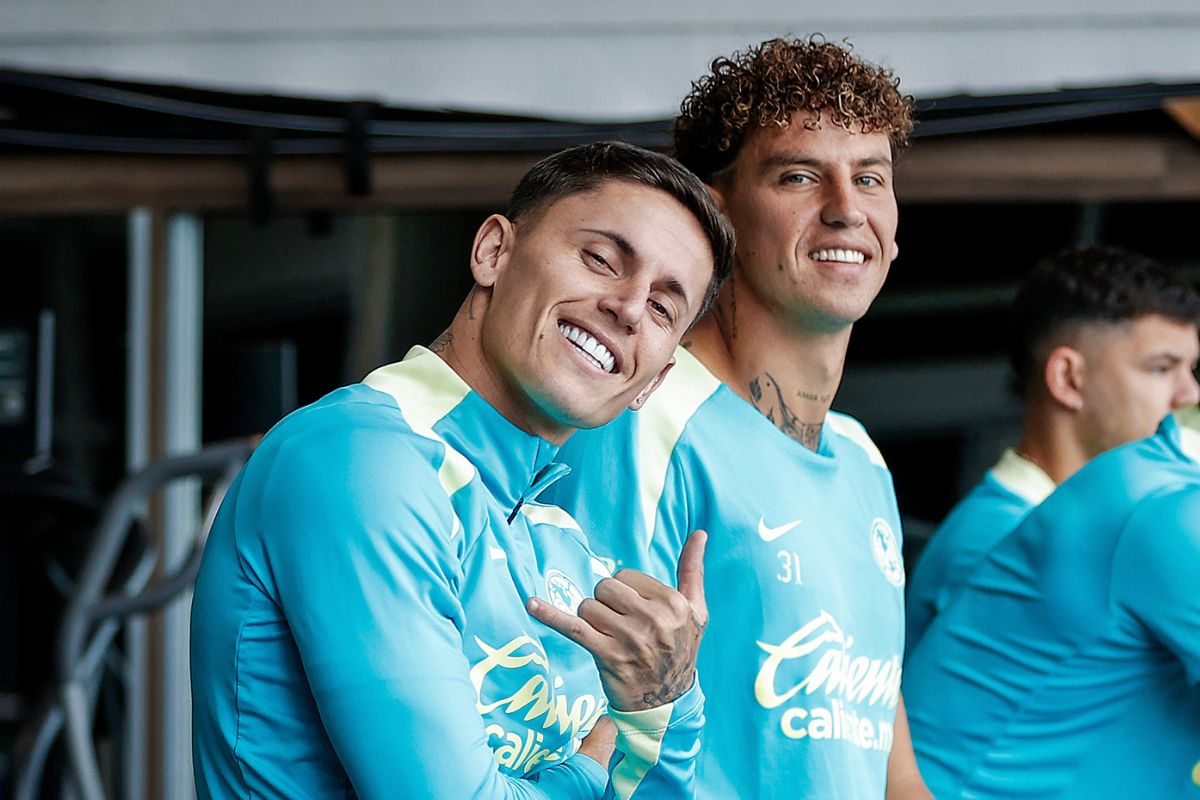 Brian Rodríguez e Igor Lichnovsky saludarán a la afición de San Diego el Viernes 9 de Agosto. (Fotos: X @ClubAmerica)