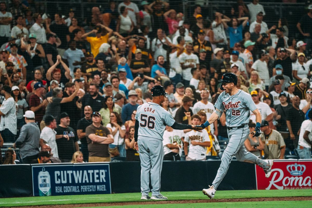 Parker Meadows silenció a los fans de los Padres en el Petco Park. (Foto: X @tigers)