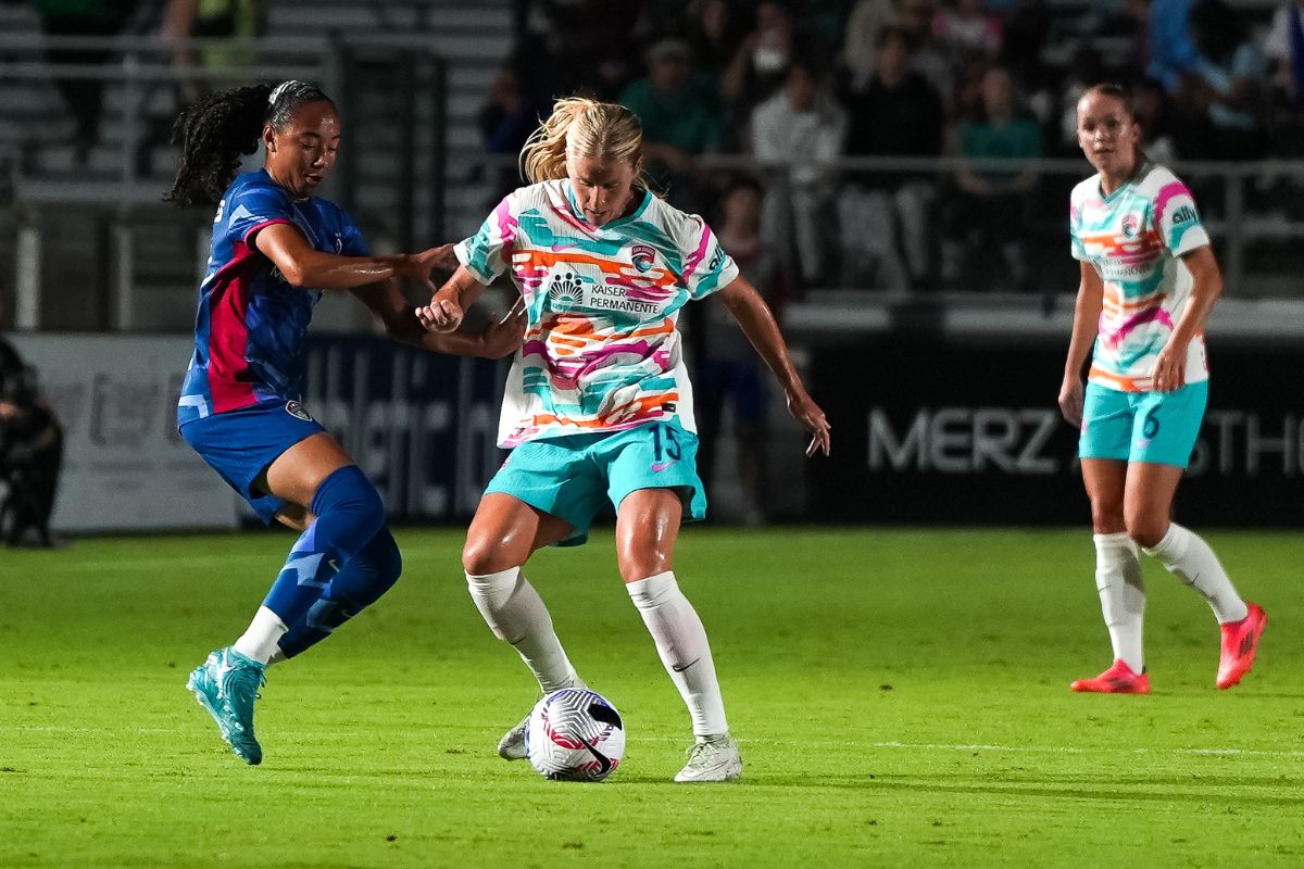 Hanna Lundkvist anotó el gol de San Diego Wave vs NC. (Fotos: Cortesía San Diego Wave FC)