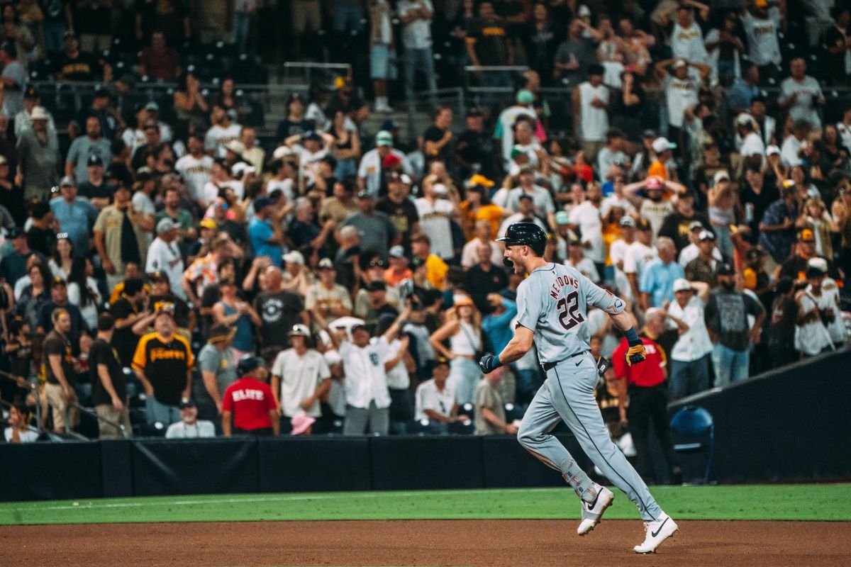 Parker Meadows silenció a los fans de los Padres en el Petco Park. (Foto: X @tigers)