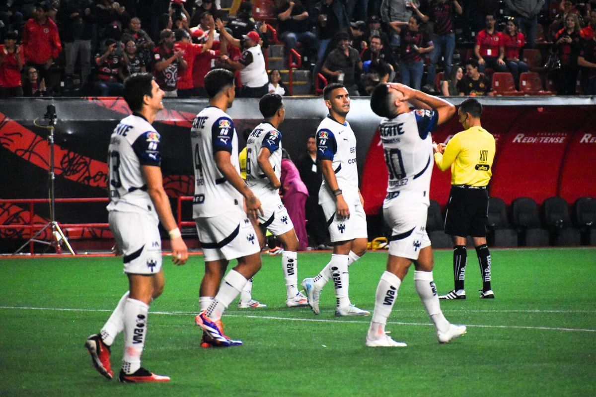 Rayados no pudo aguantar el resultado y cedió un punto como visitante en Tijuana. (Fotos: Emilio Franco - Instagram @_franco.shot_)