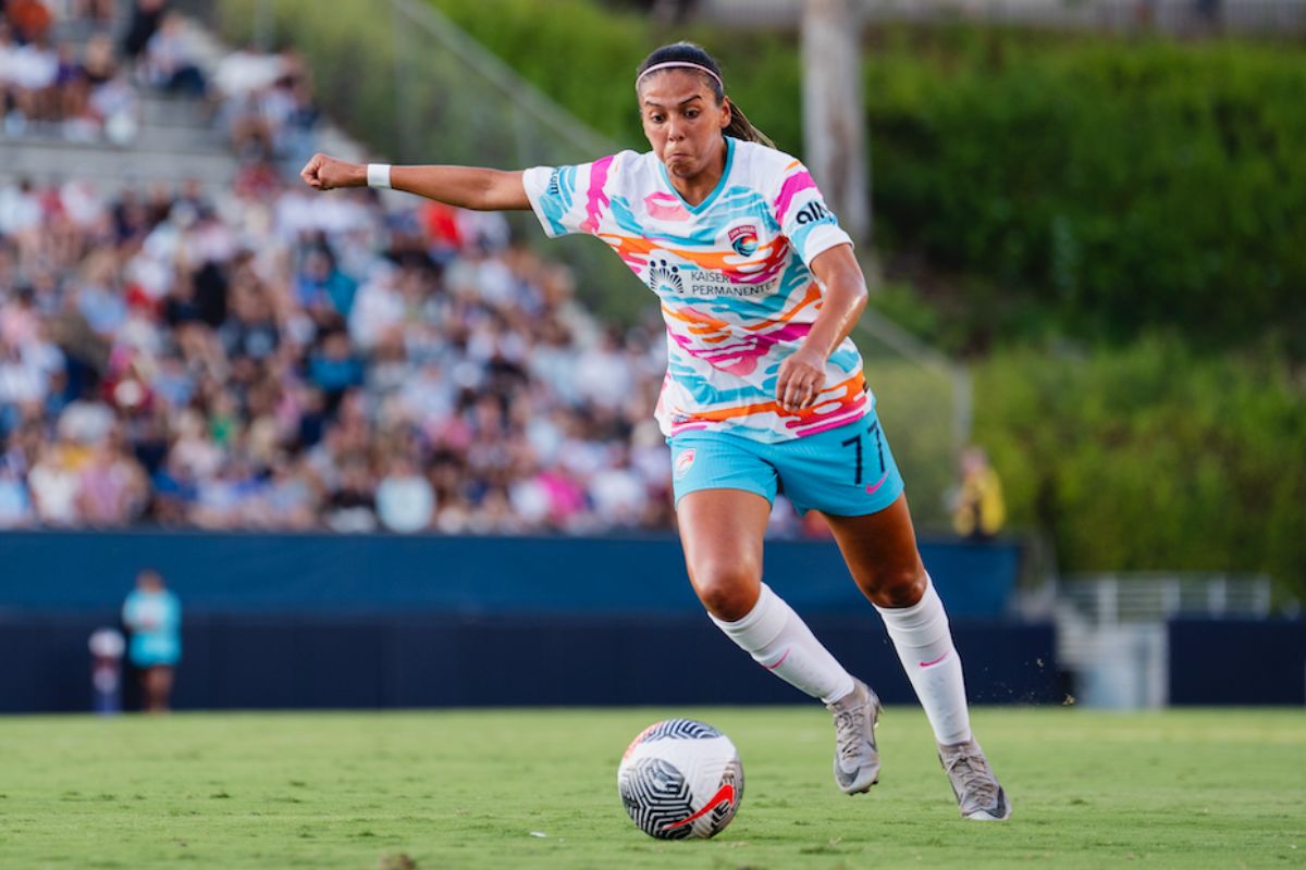 María Sánchez se estrenó como goleadora de San Diego en la Summer Cup 2024. (Fotos: Cortesía SD Wave FC)