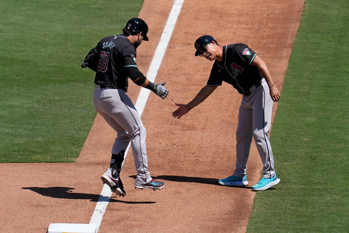 Eugenio Suárez fue la figura de Arizona el domingo en San Diego. (Foto: X @Dbacks)