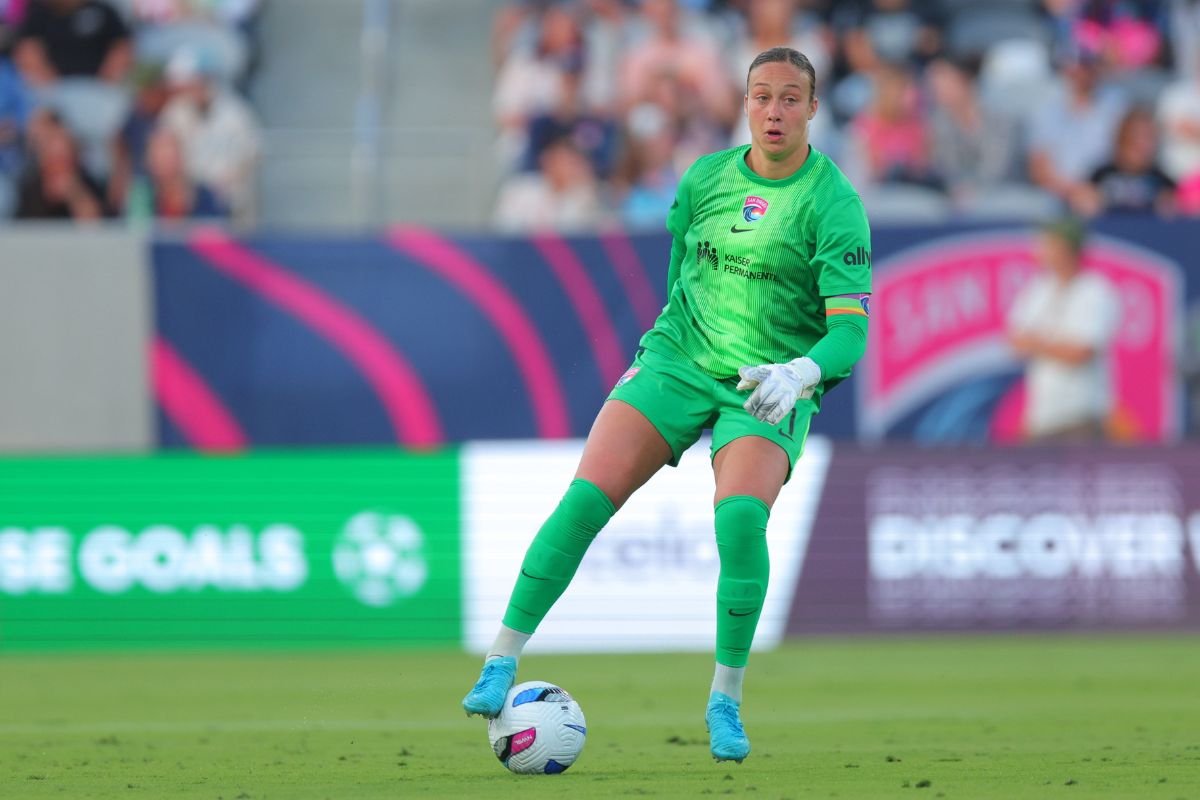 Kailen Sheridan ha tenido una buena campaña con el San Diego Wave. (Foto: Cortesía San Diego Wave FC)