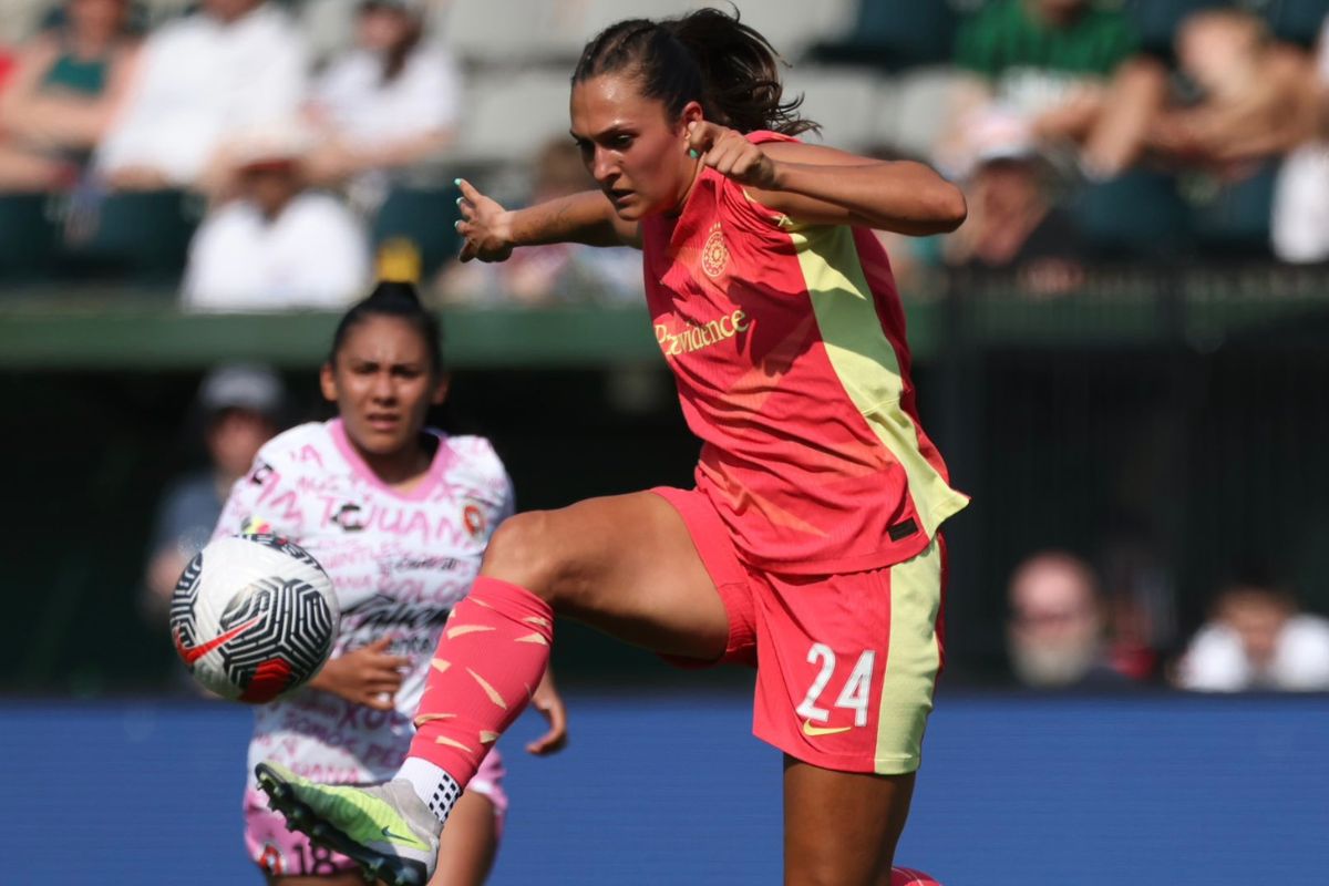 Portland Thorns dominó ampliamente a Tijuana en la Summer Cup. (Fotos. X @XolosFemenil @ThornsFC)