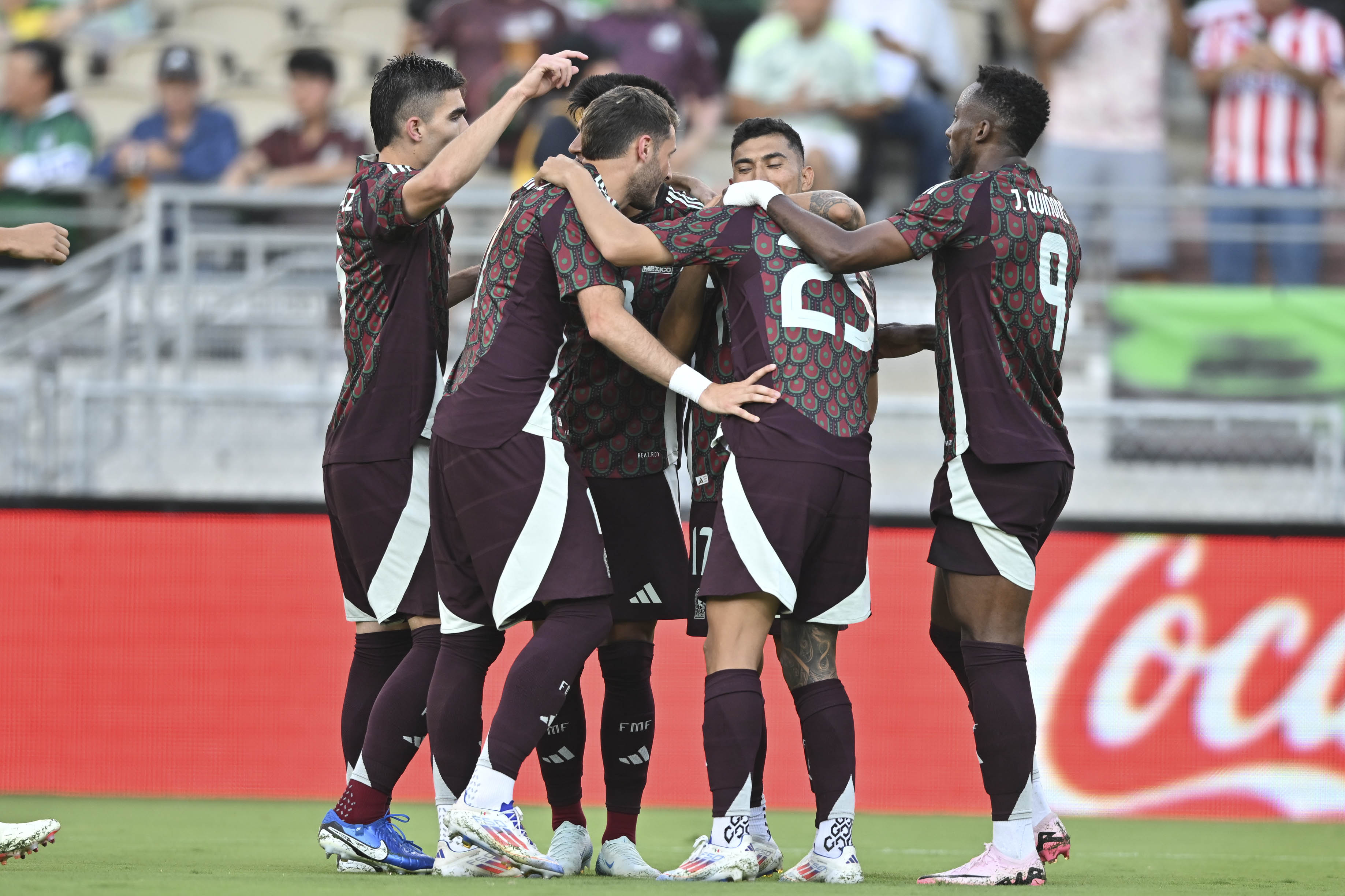 México ganó sin problemas en Pasadena. (Foto: X @miseleccionmx)