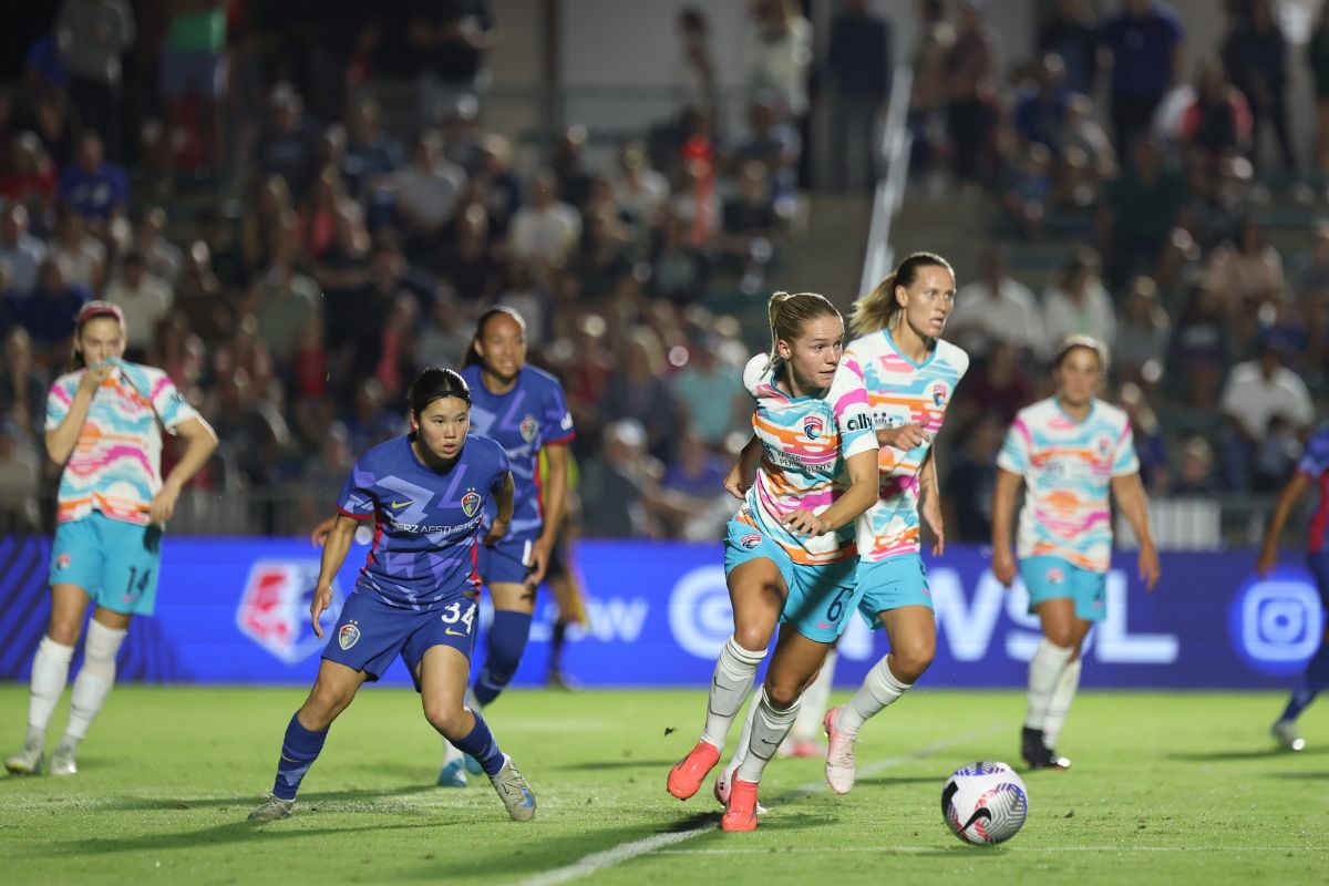 Hanna Lundkvist anotó el gol de San Diego Wave vs NC. (Fotos: Cortesía San Diego Wave FC)