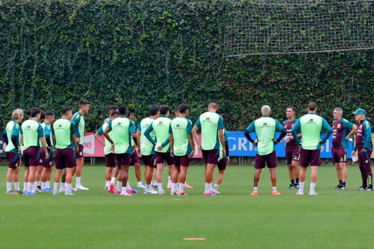 La Selección Nacional ya entrenó bajo las órdenes de Javier Aguirre. (Fotos: X @miseleccionmx)