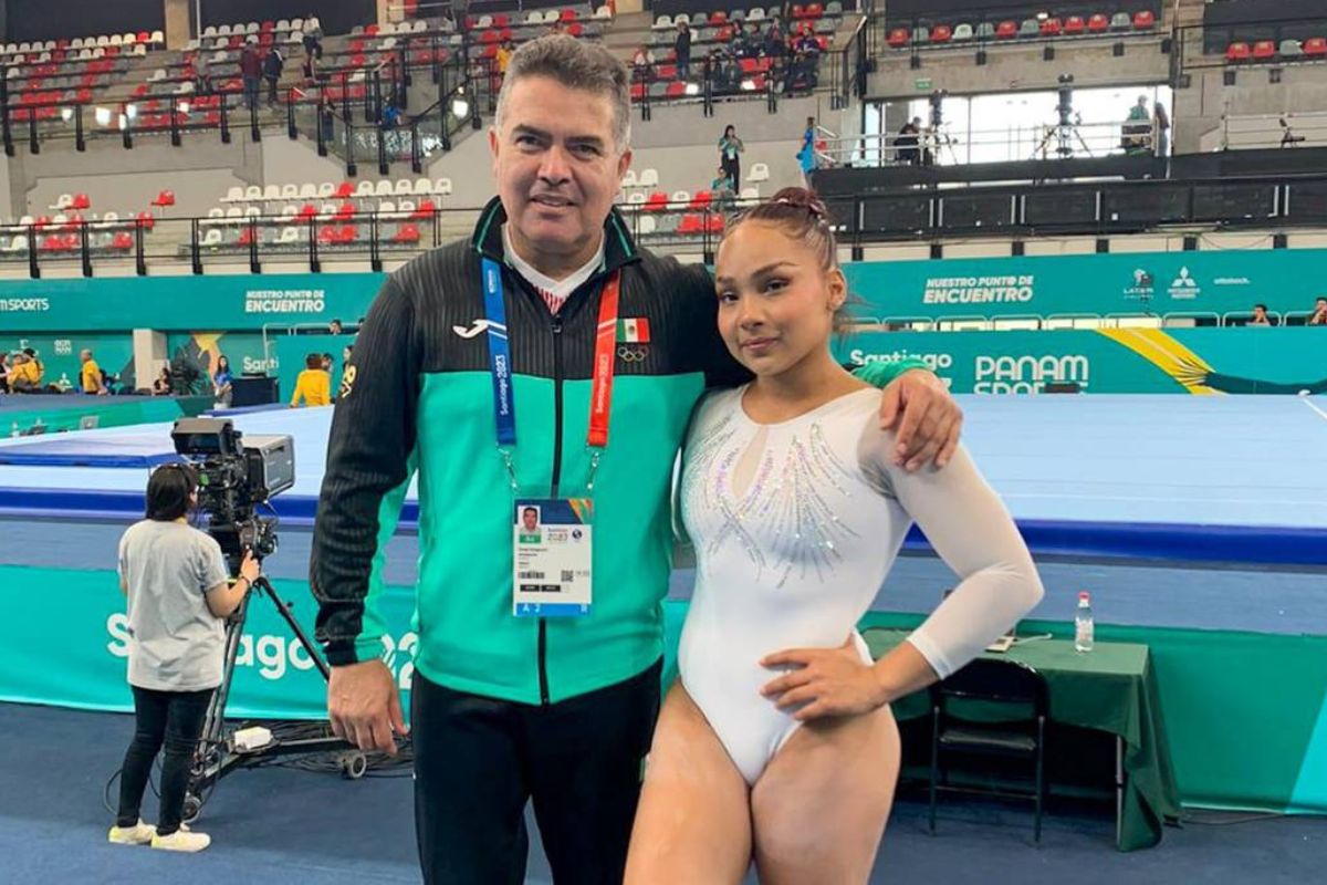 Natalia Escalera y su entrenador Pavel Oceguera ya se encuentran en Europa. (Foto: Cortesía)