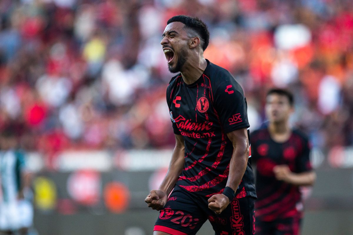 Jaime Álvarez anotó su primer gol como profesional. (Foto: X @Xolos)