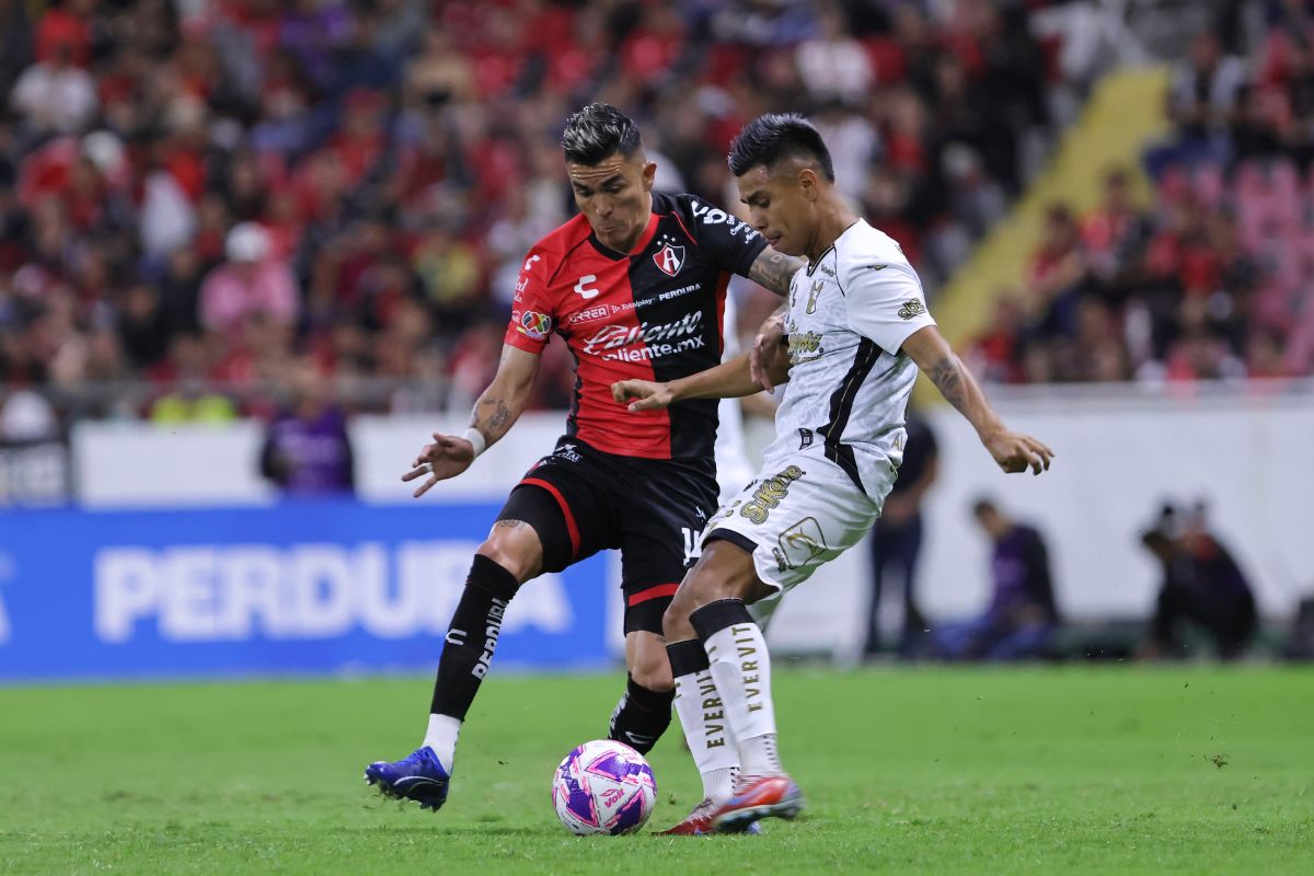 Xolos y Atlas sumaron un punto en el Jalisco. (Fotos: X @LigaBBVAMX @Xolos)