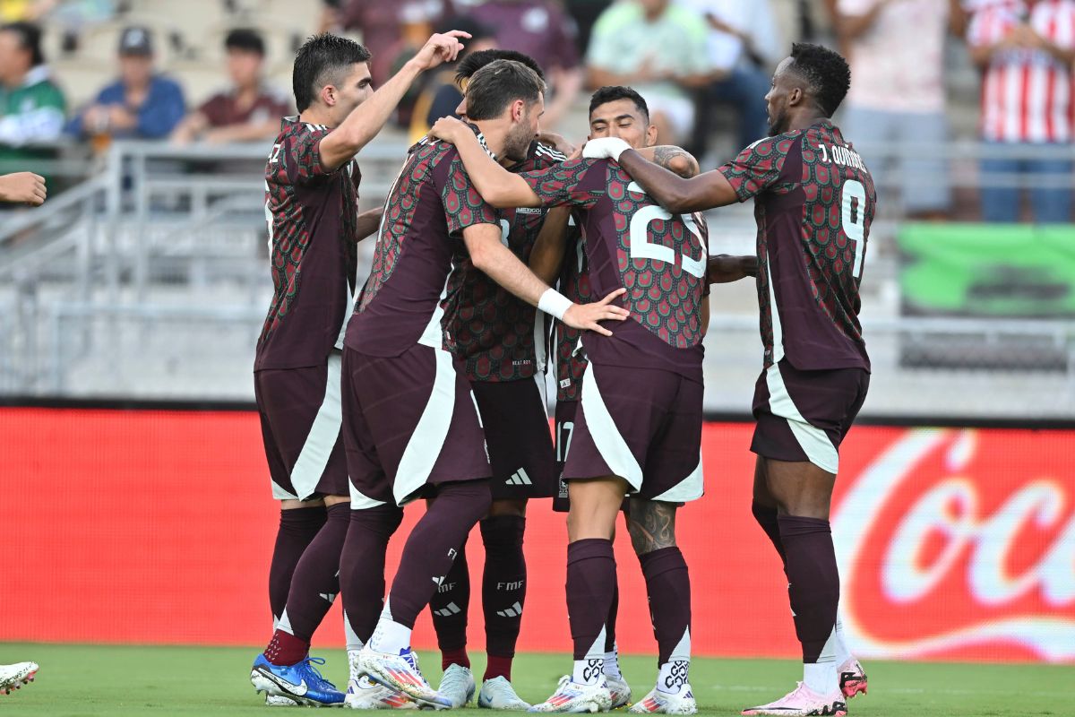 México ganó sin problemas en Pasadena. (Foto: X @miseleccionmx)