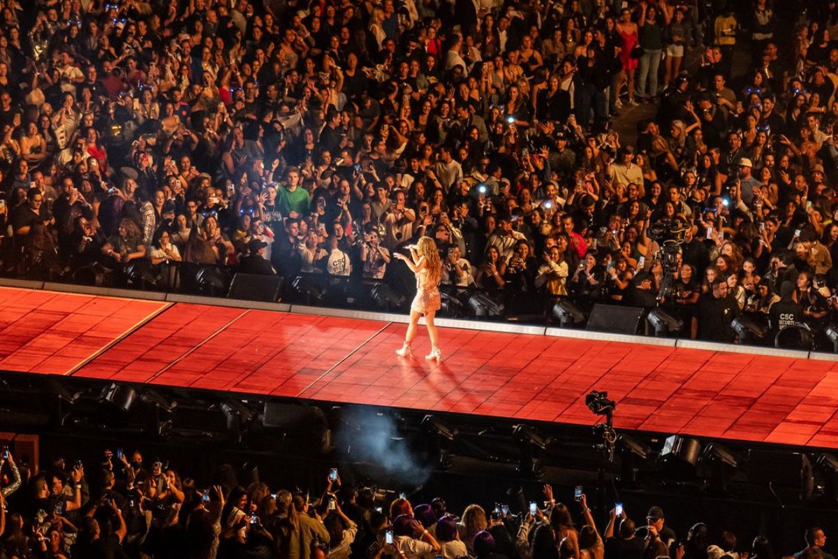 Shakira tuvo una gran actuación en el Snapdragon Stadium de San Diego. (Fotos: X @SnapdragonStdm)