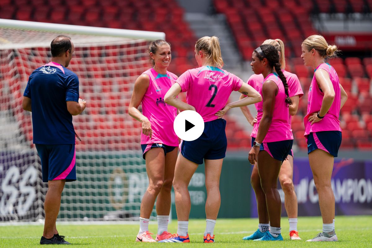 Alex Morgan trabaja bajo la Dirección Técnica de Landon Donovan por primera vez. (Foto: Cortesía SD Wave FC)