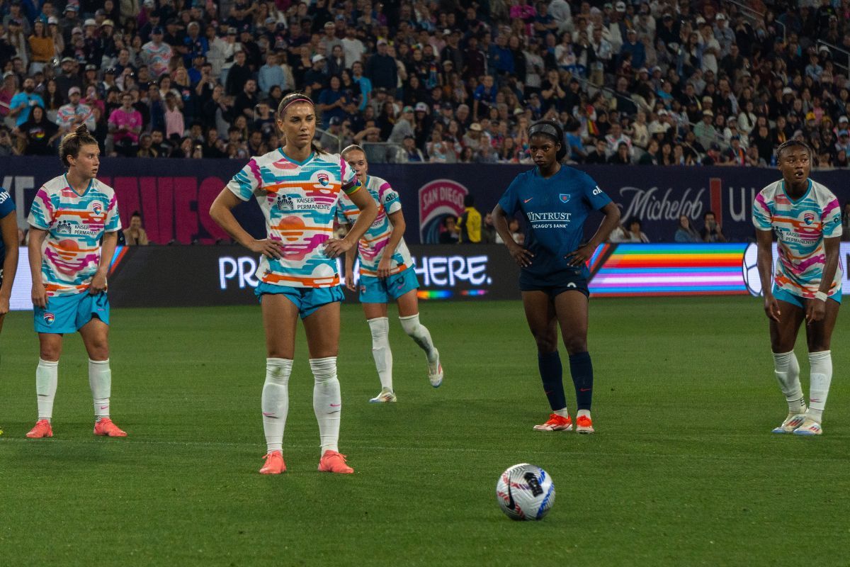 Alex Morgan falló un penal ante Chicago. (Foto: Evelyn Barceló)