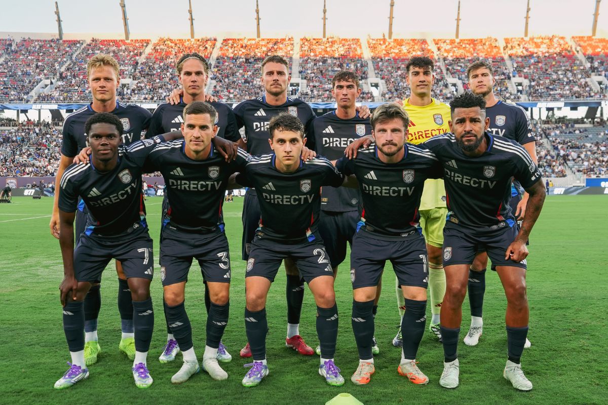 San Diego FC salió con esta alineación para enfrentar al Houston Dynamo. (Fotos: Cortesía San Diego FC)
