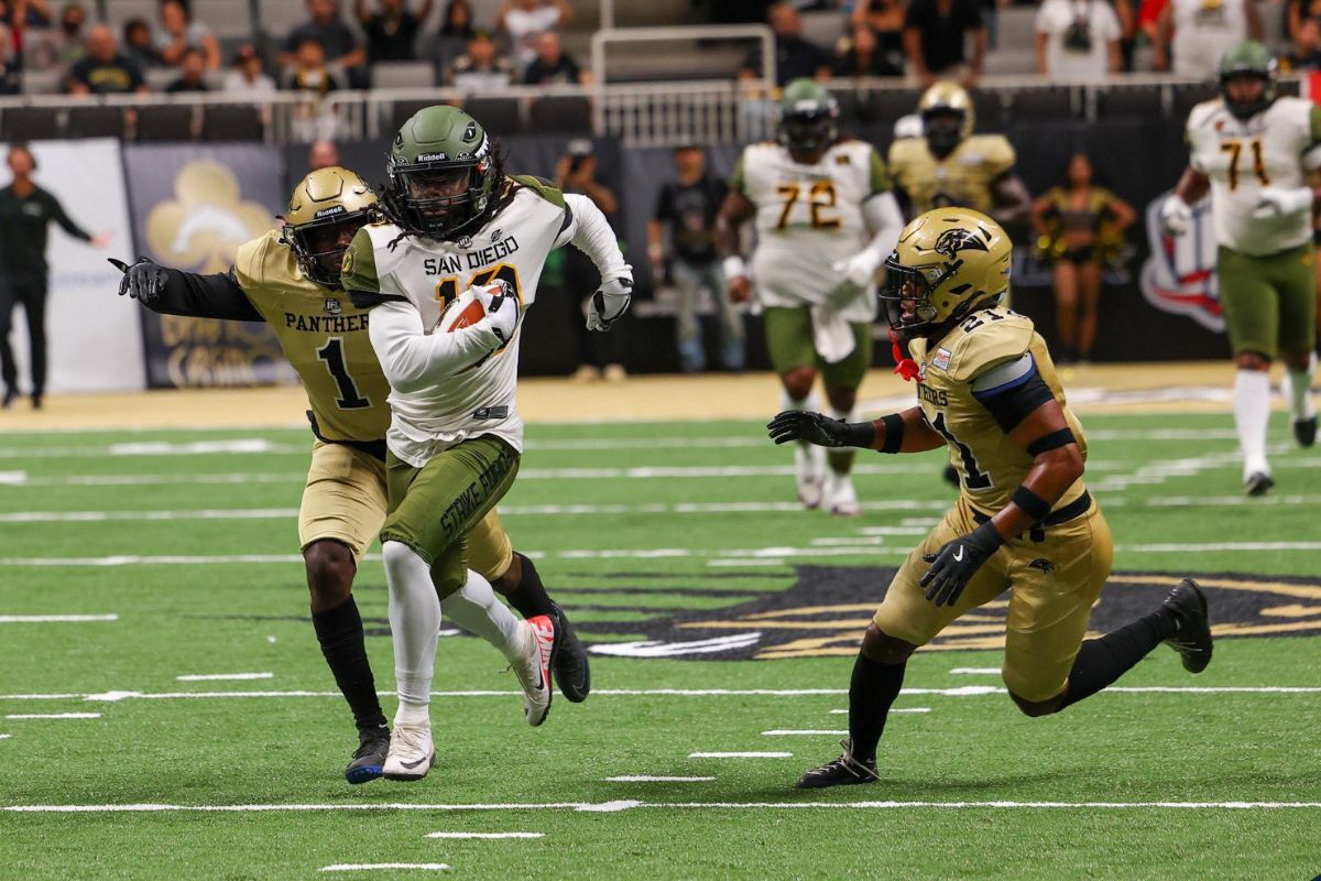 Arthur Jackson III marcó 4TD para ayudar a SD Strike Force a ganar el cetro de la Conferencia Oeste en la IFL. (Fotos: X @IndoorFL)