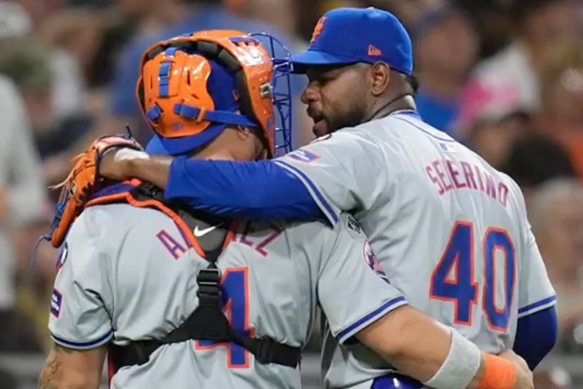 Luis Severino salió en plan grande ante los Padres. (Foto: @Mets)