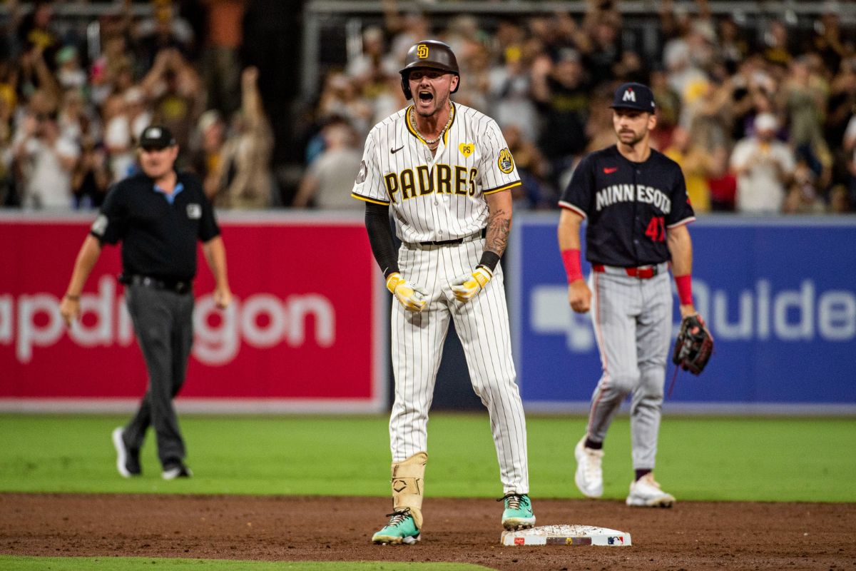 Jackson Merrill empujó las carreras de la diferencia ante los Twins. (Fotos: X @Padres)