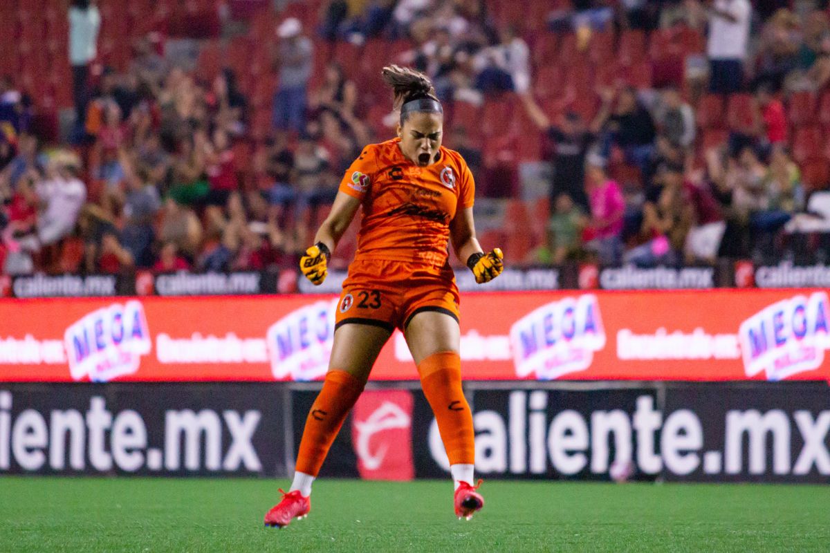 Aisha Solórzano marcó un doblete para Tijuana en el triunfo ante el Puebla. (Fotos: Cortesía Xolos Femenil)