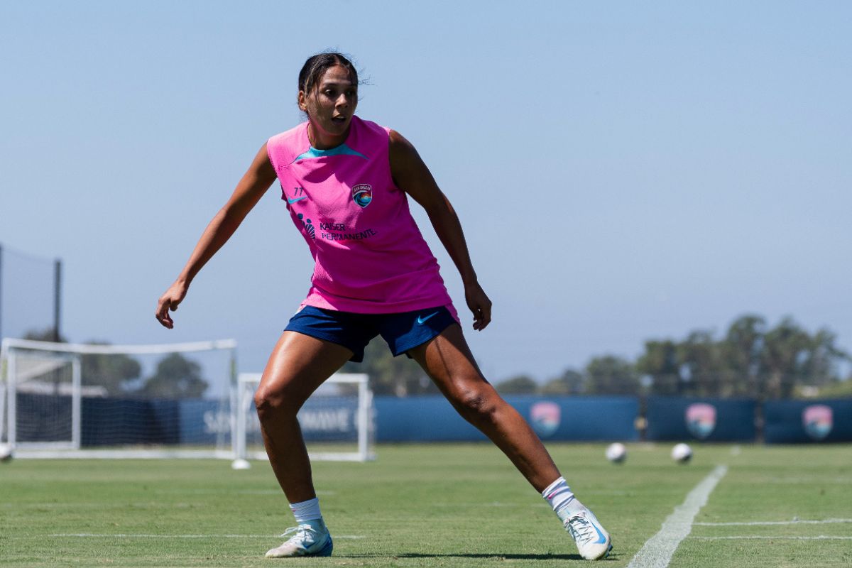 María Sánchez es una de las figuras México-Americanas de la NWSL. (Foto: Cortesía San Diego Wave FC)