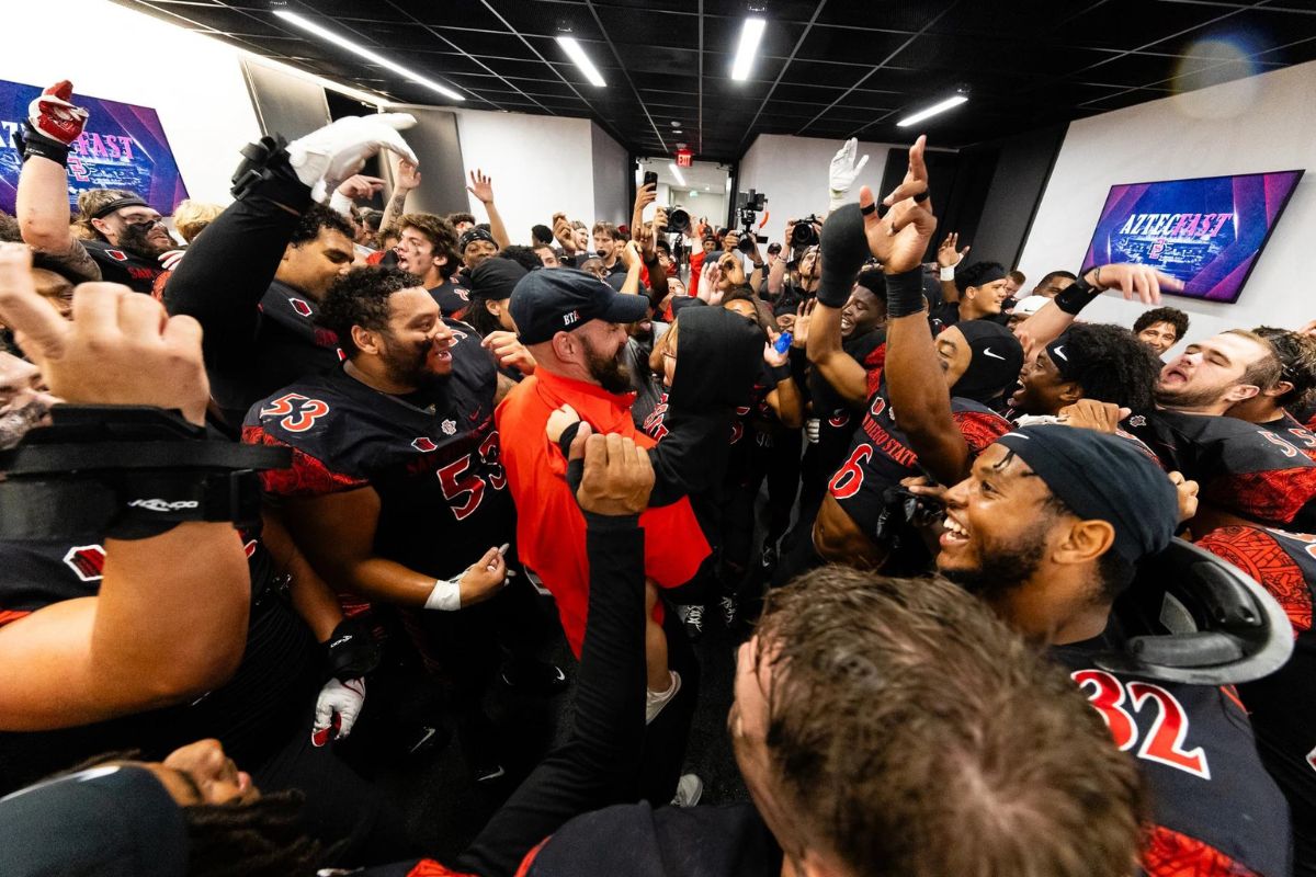 SDSU arrancó con triunfo en la nueva era de Sean Lewis al frente del equipo. (Fotos: Galería de GoAztecs.com)